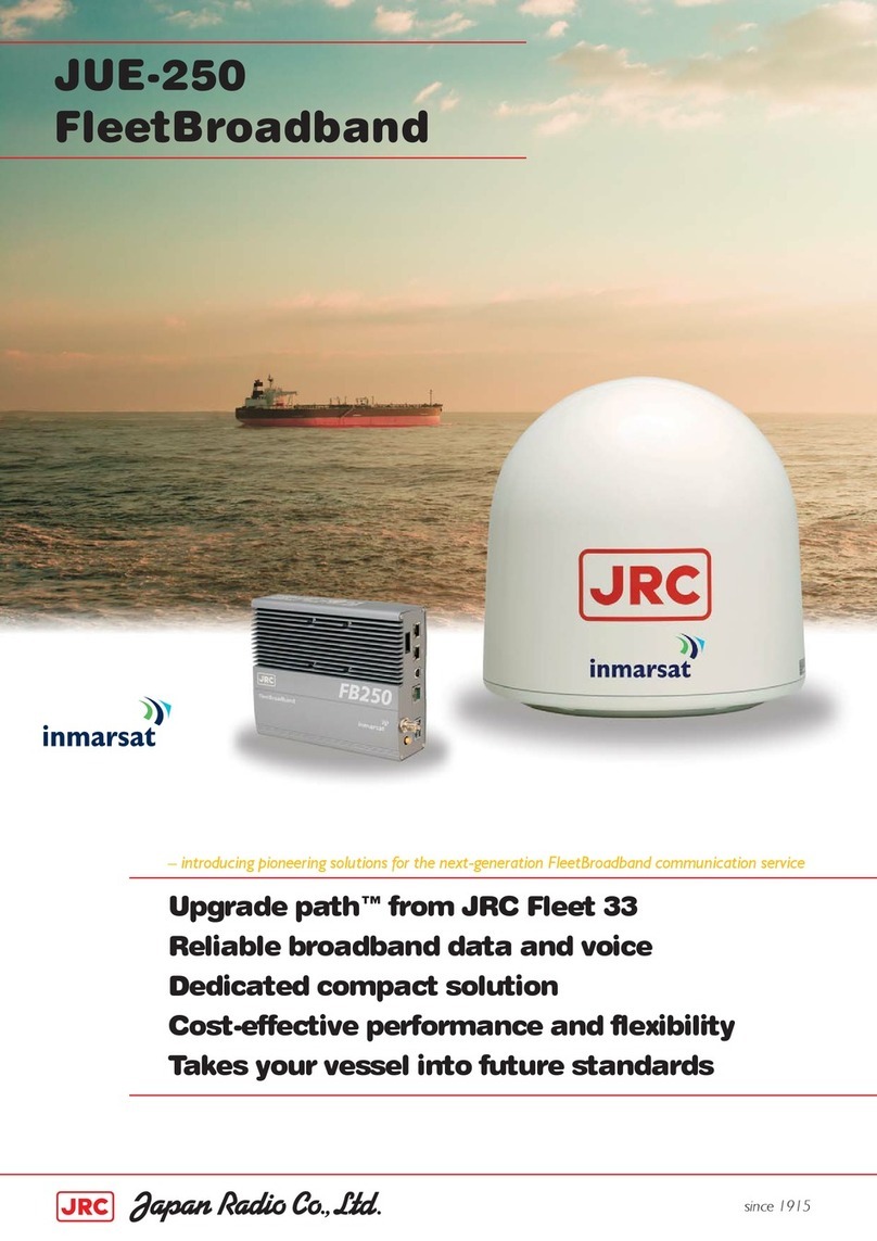 JRC JUE-250 - User manual