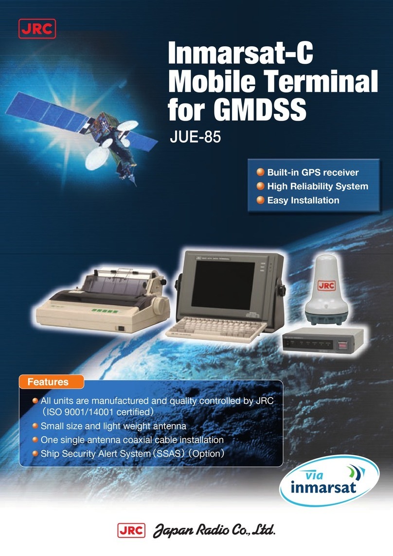 JRC JUE-85 User manual