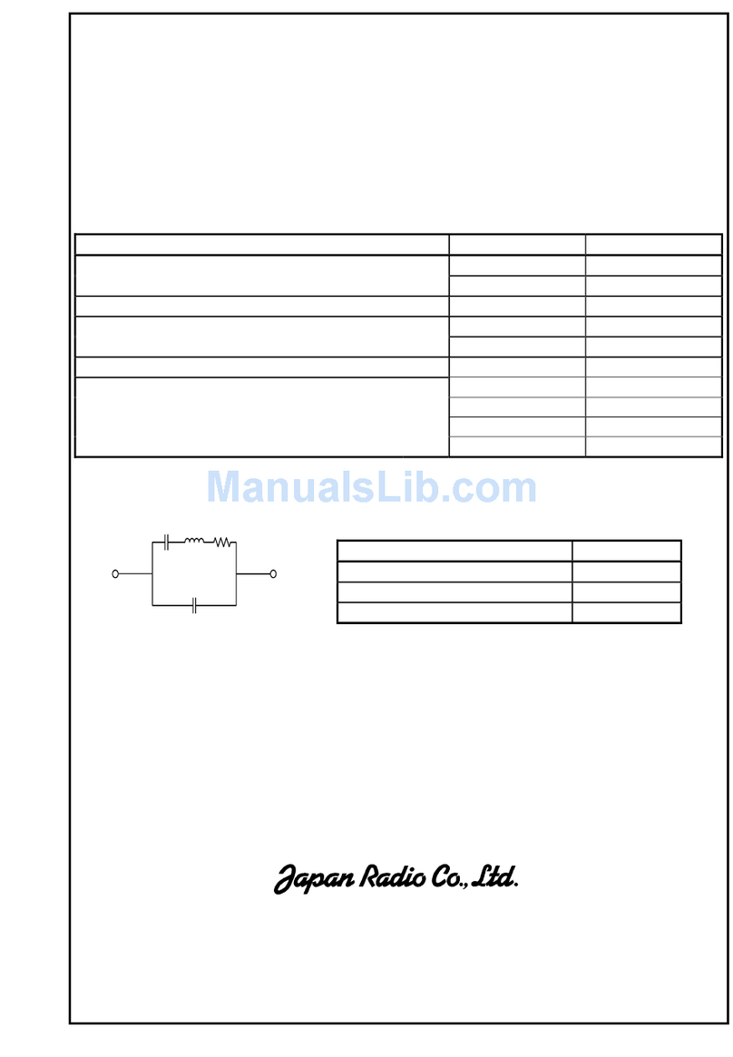 JRC NSVS1149 User manual