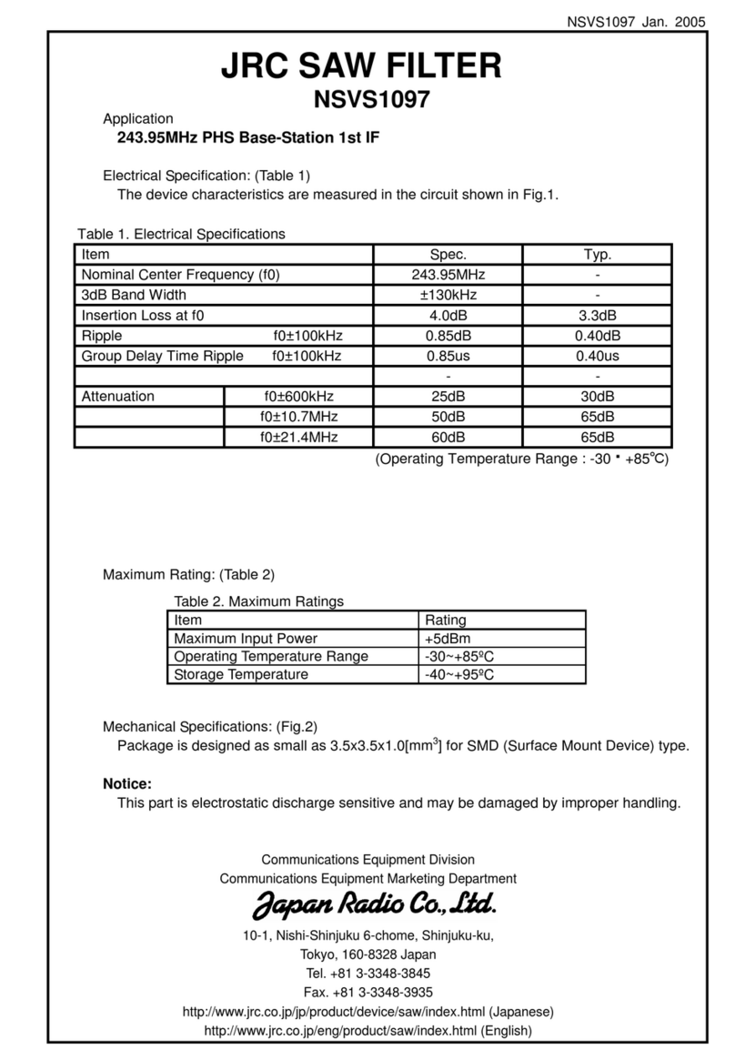 JRC NSVS1097 manual
