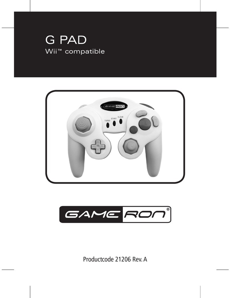 GAMERON G PAD FOR WII manual