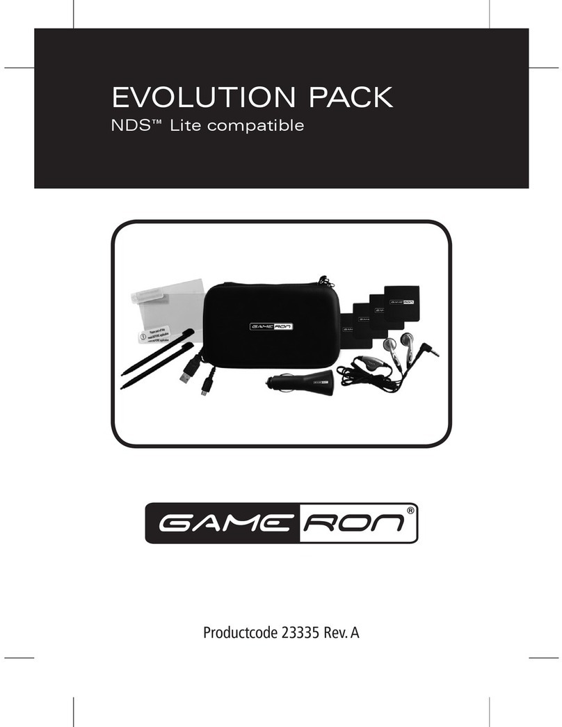 GAMERON EVOLUTION PACK FOR NDS LITE manual
