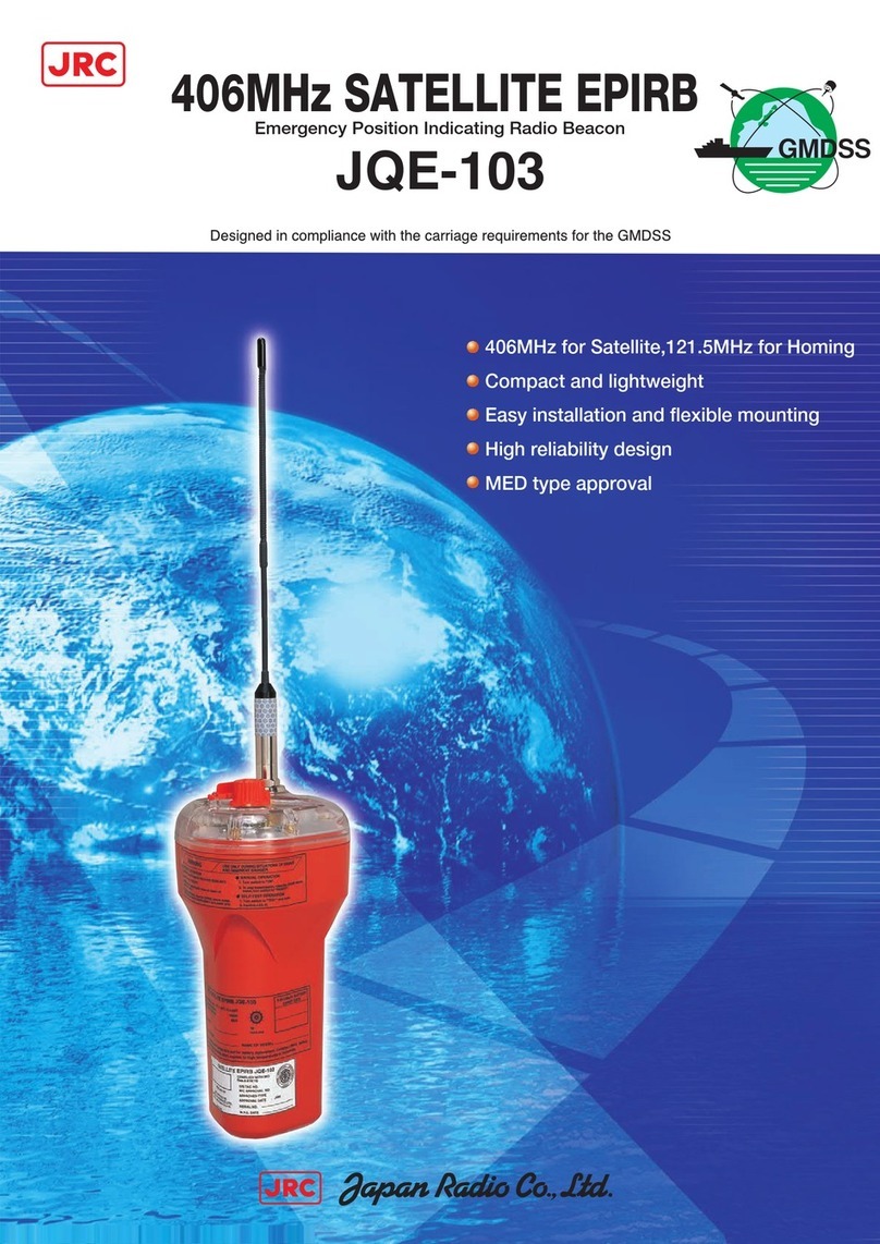 JRC JQE-103 - User manual JRC JQE-103 - User manual