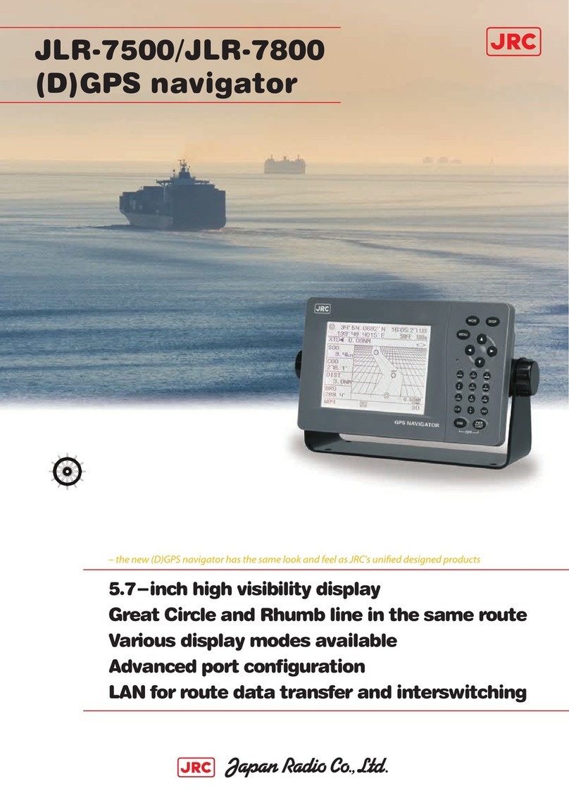 JRC JLR-7500 - User manual