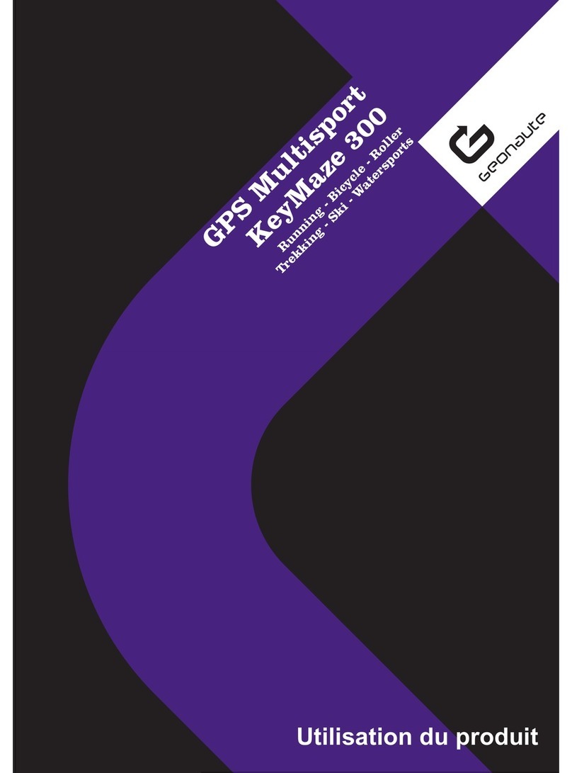 GEONAUTE GPS MULTISPORT KEYMAZE 300 User manual