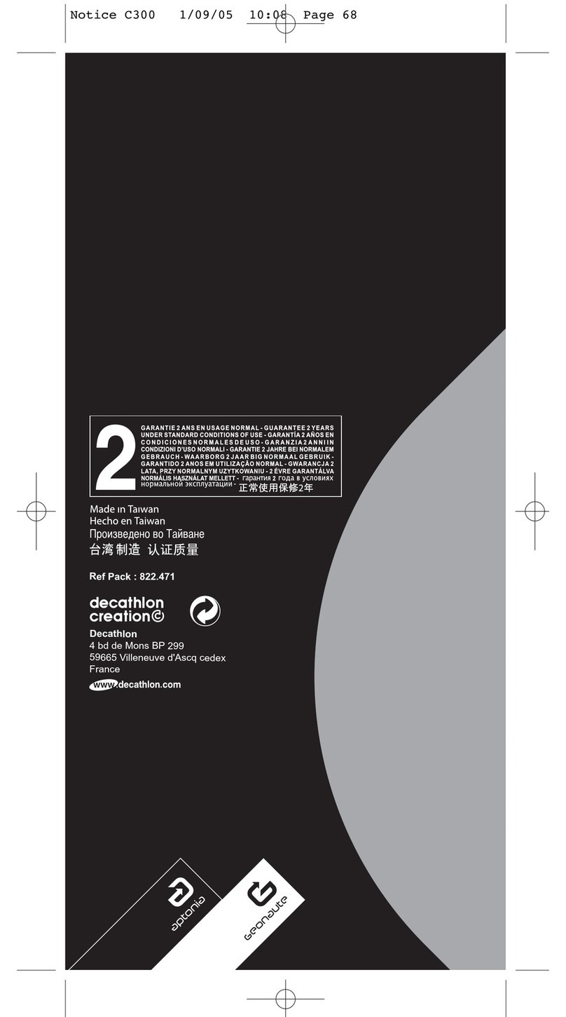 GEONAUTE Boussole C300 Notice