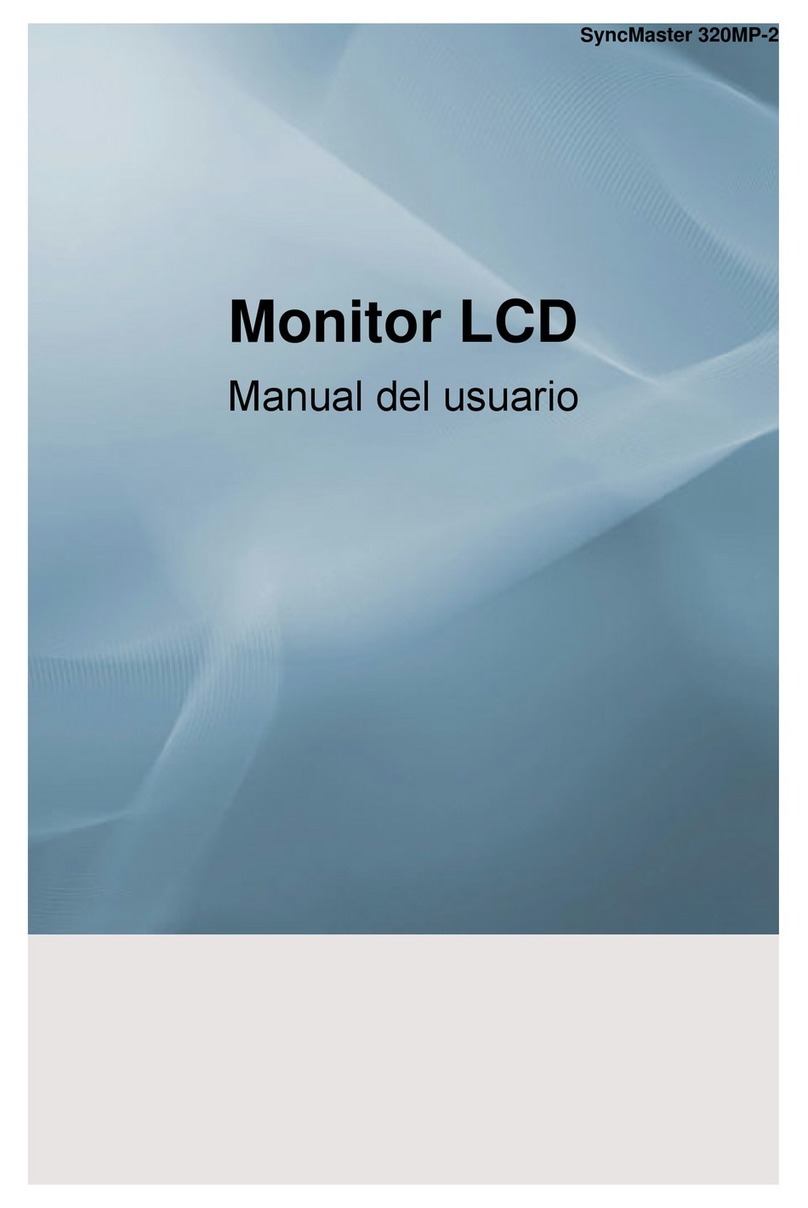 Samsung 320MP-2 - SyncMaster - 32" LCD Flat Panel... User guide