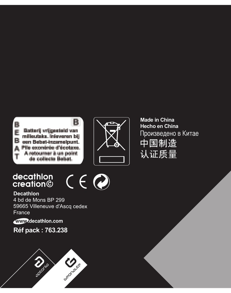 GEONAUTE PEDOMETER DISTA D300 manual