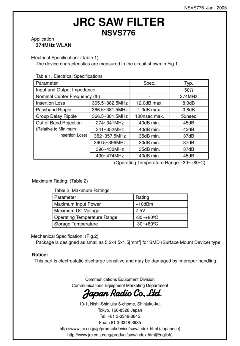 JRC NSVS776 manual JRC NSVS776 manual