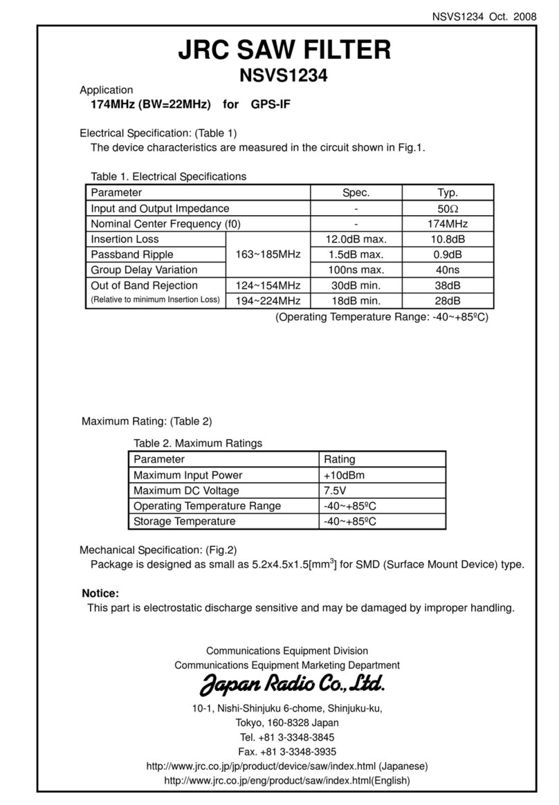 JRC NSVS1234 manual JRC NSVS1234 manual