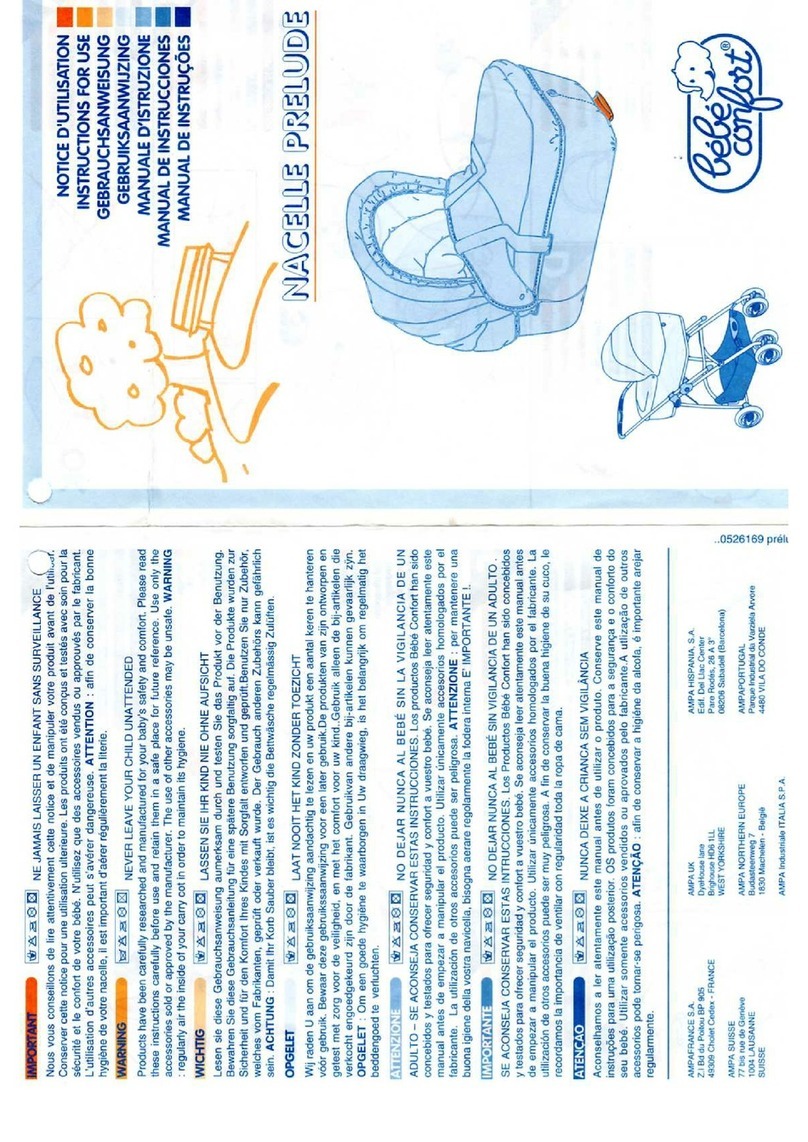 BEBE CONFORT NACELLE PRELUDE User manual