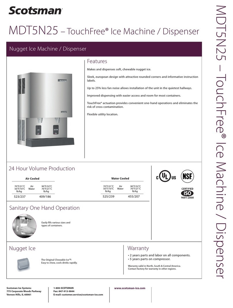 Scotsman MDT5N25 Specifications
