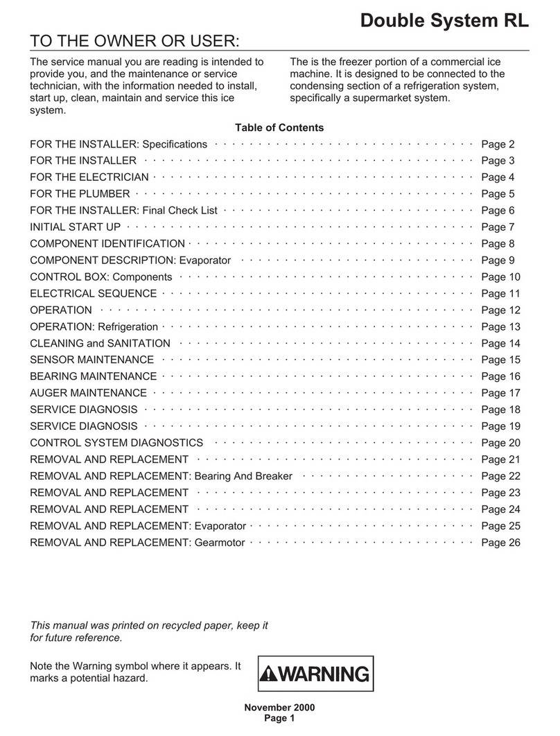 Scotsman FME24RLM - SERVICE User manual