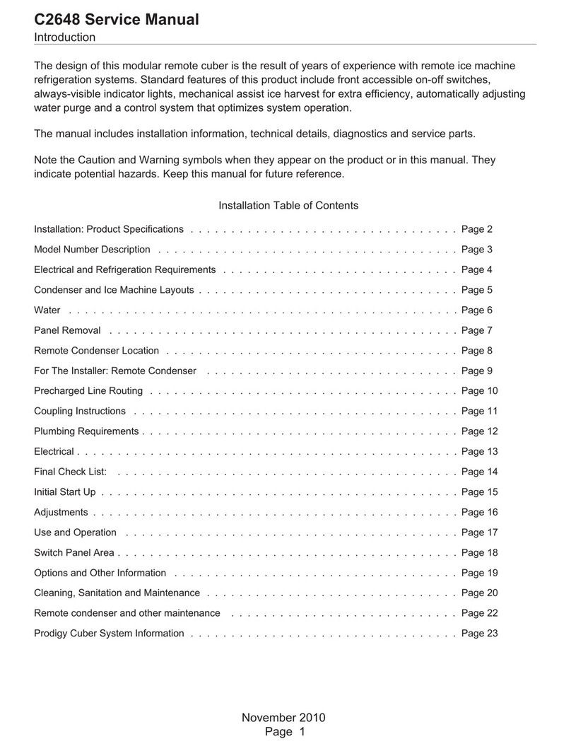 Scotsman C2648 - User manual