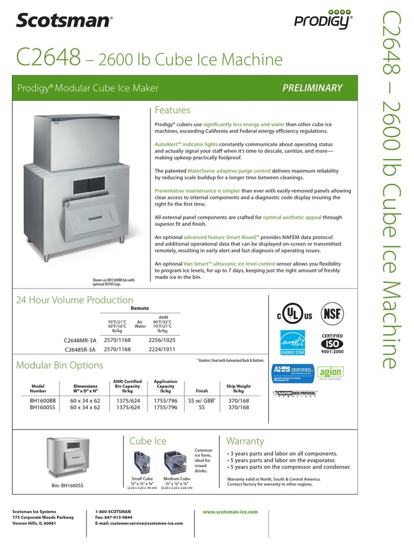 Scotsman C2648 - User manual