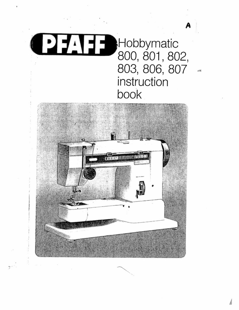 Pfaff HOBBYMATIC 800 User manual