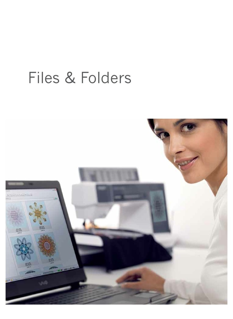 Pfaff FILES AND FOLDERS manual
