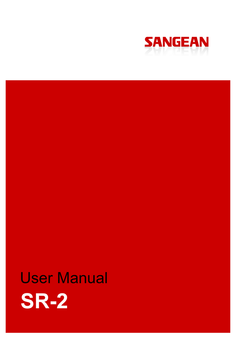 Sangean SR-2 - MANUAL 2 user manual