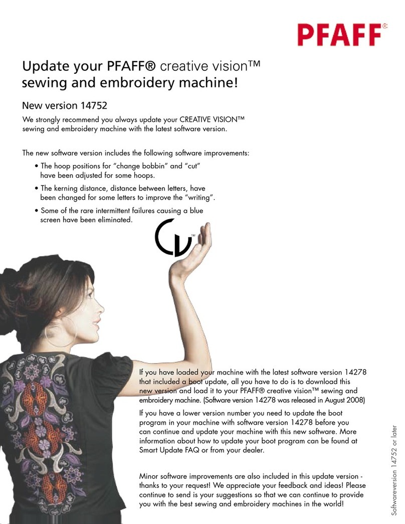 Pfaff Creative Vision Update