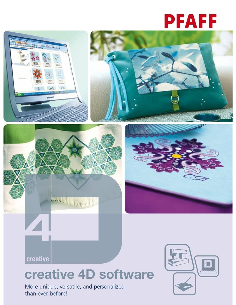 Pfaff CREATIVE 4D User manual