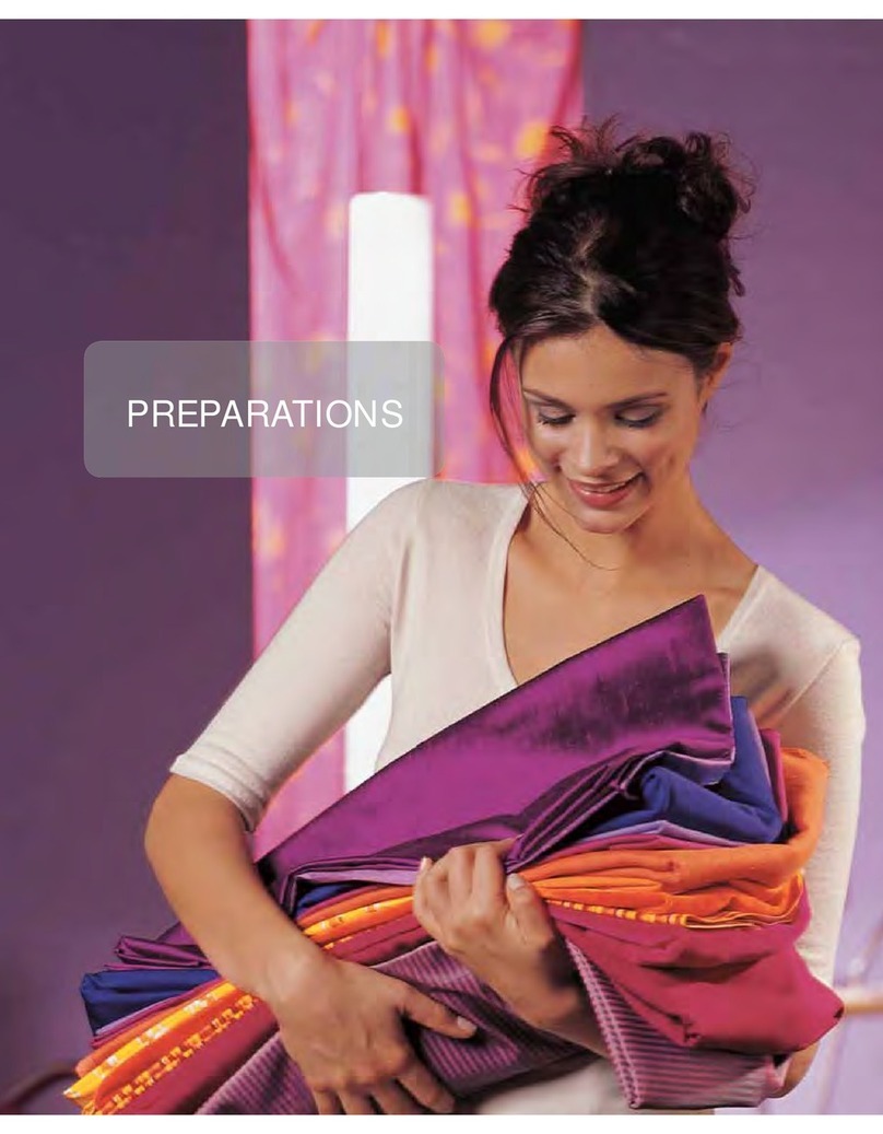 Pfaff CREATIVE 2170 PREPARATIONS User manual