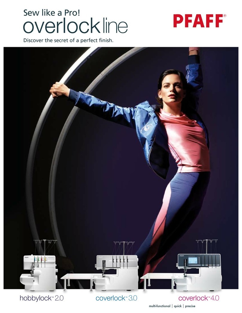 Pfaff COVERLOCK 3.0 - User manual