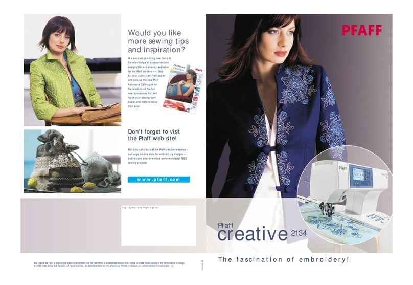 Pfaff Creative 2134 User manual
