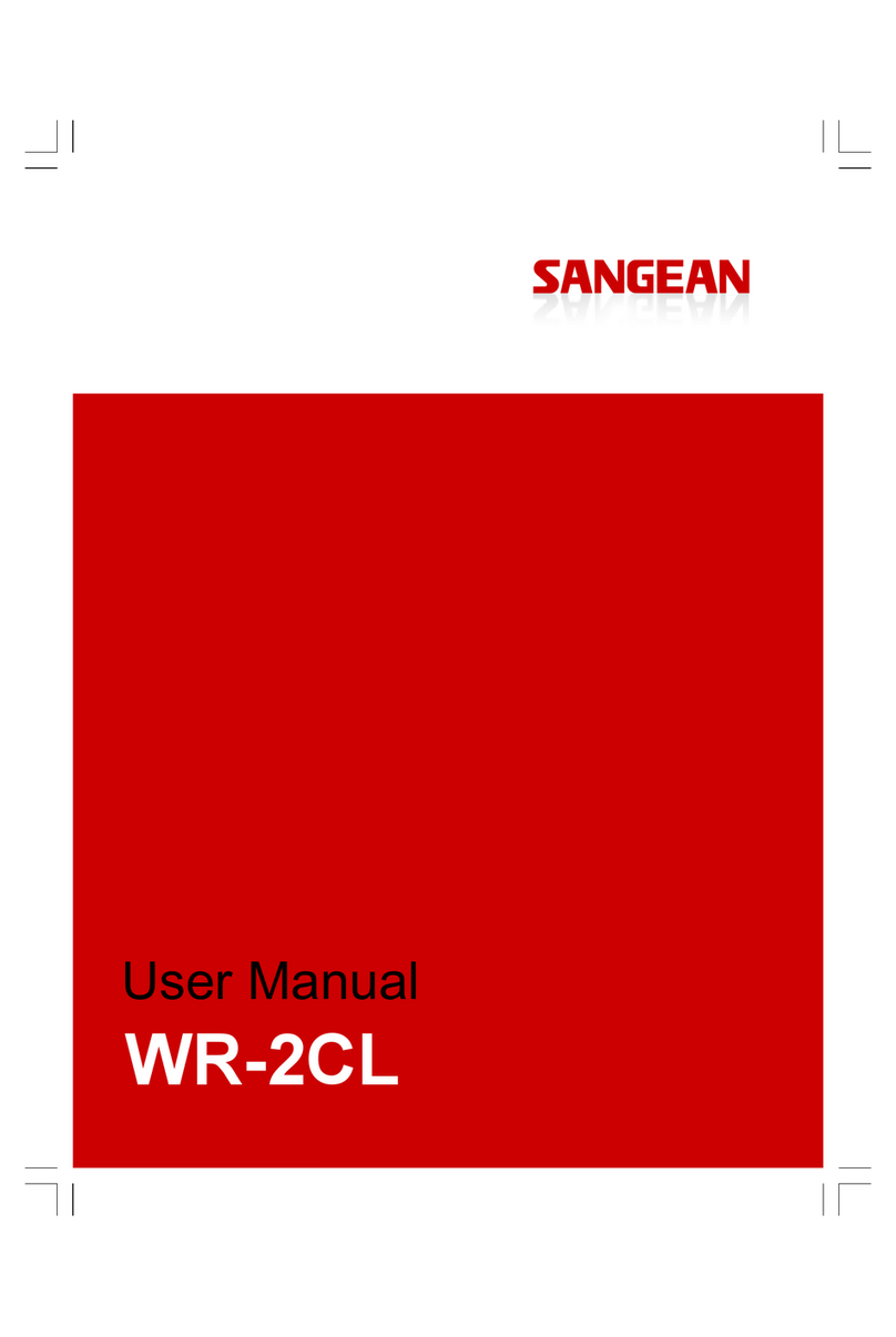 Sangean WR-2CL user manual