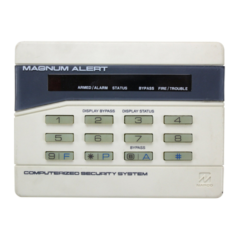 NAPCO MAGNUM ALERT RP1016D KEYPAD User manual NAPCO MAGNUM ALERT RP1016D KEYPAD User manual