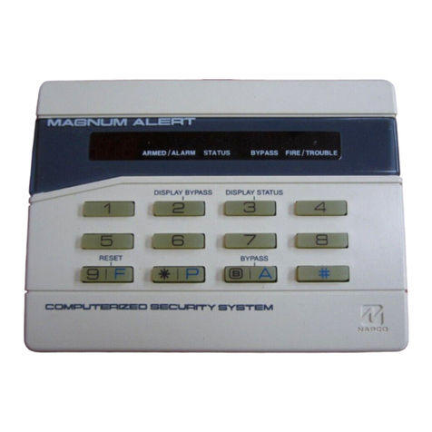 NAPCO MAGNUM ALERT RP1016E KEYPAD User manual NAPCO MAGNUM ALERT RP1016E KEYPAD User manual