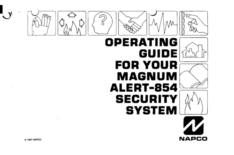 NAPCO MAGNUM ALERT 854 SYSTEM User manual