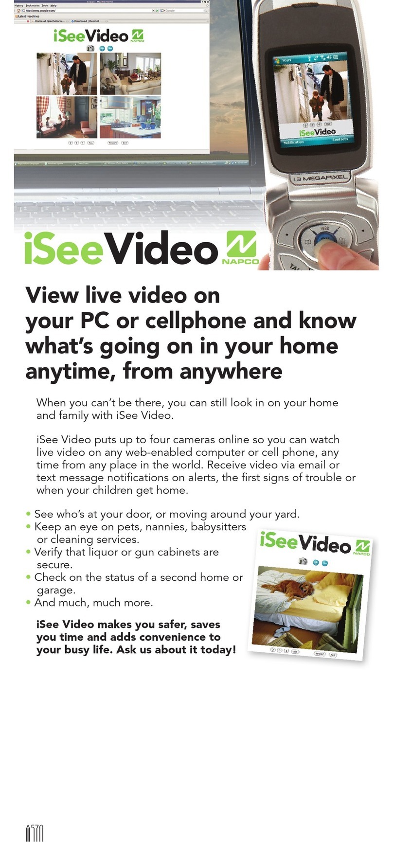 NAPCO ISEEVIDEO User manual