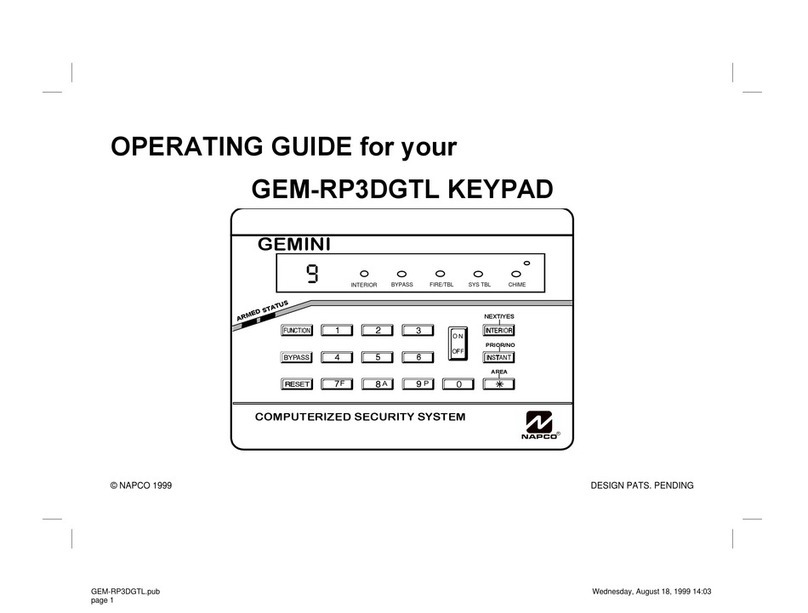 Gemini Gemini GEM-RP3DGTL User manual
