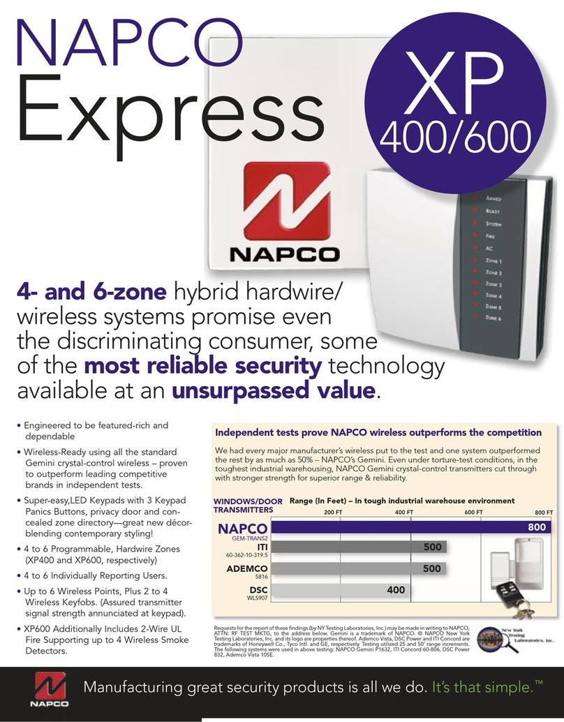 NAPCO XP-400 datasheet