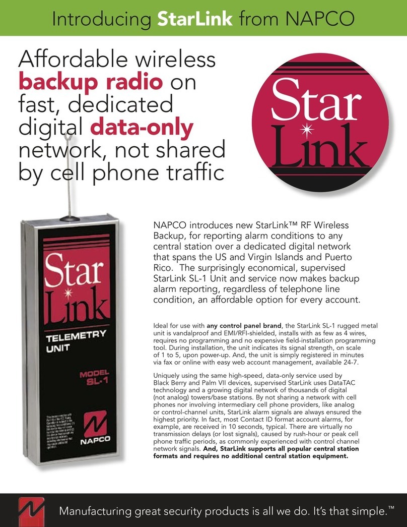 NAPCO STARLINK datasheet