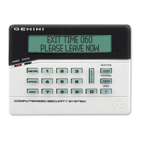 NAPCO Magnum Alert RP2000LCD User manual NAPCO Magnum Alert RP2000LCD User manual