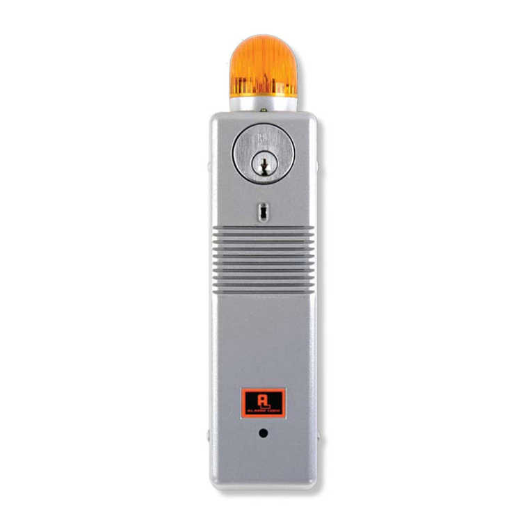 Alarm Lock PG21MS User manual Alarm Lock PG21MS User manual