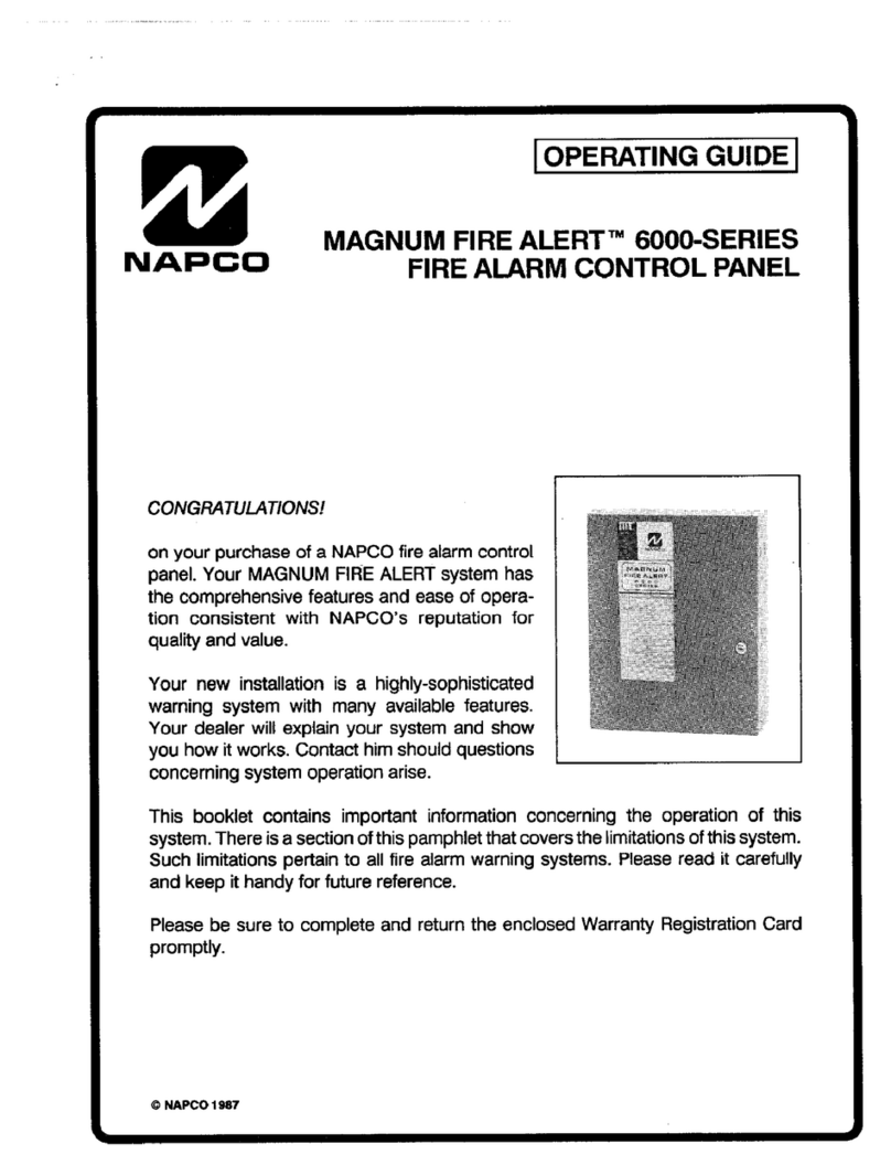 NAPCO MFA6000 manual