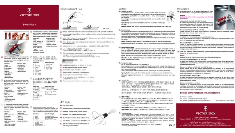 Victorinox SWISSFLASH manual