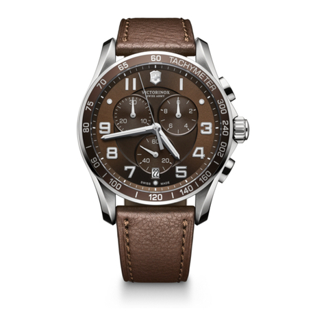 Victorinox CHRONOGRAPH User manual Victorinox CHRONOGRAPH User manual