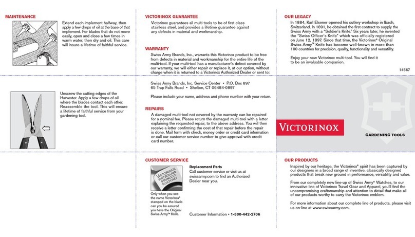 Victorinox GARDEN MULTI-TOOLS manual