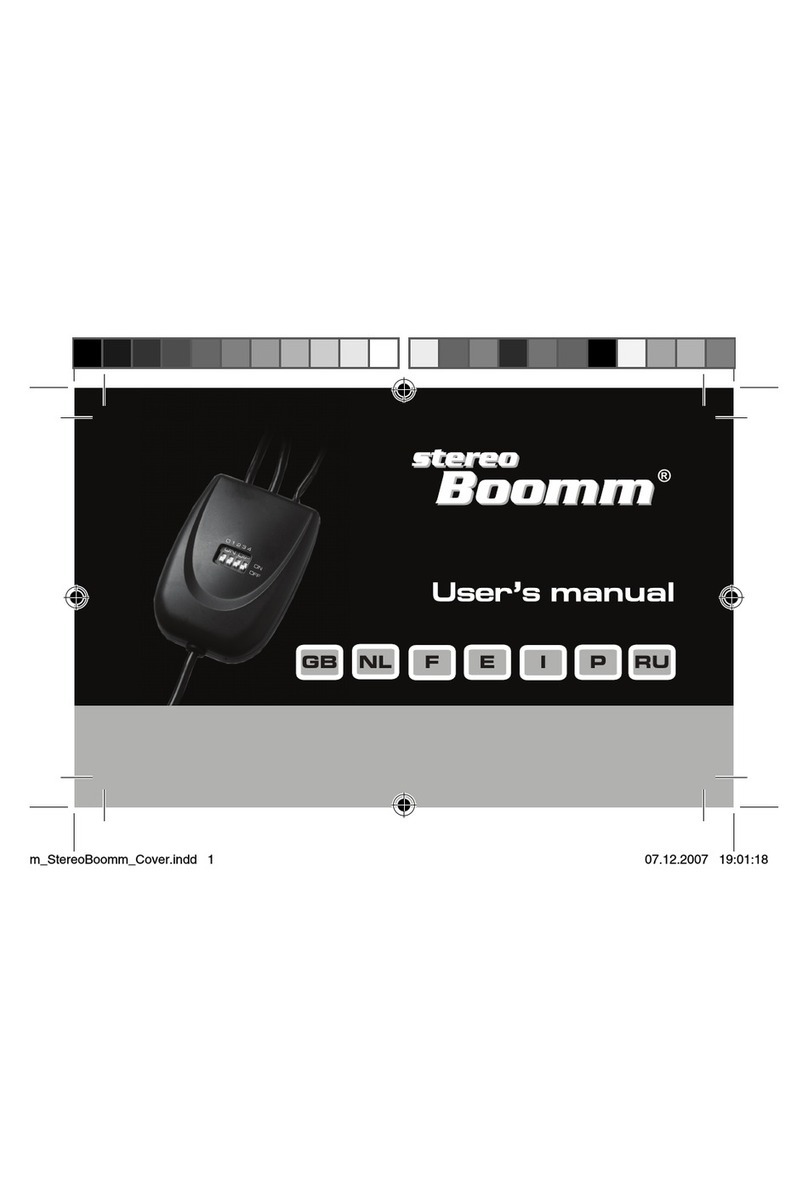 MRHANDSFREE STEREOBOOMM - manual