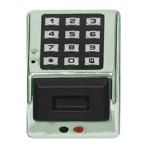 Alarm Lock Trilogy DK3000 Series User manual