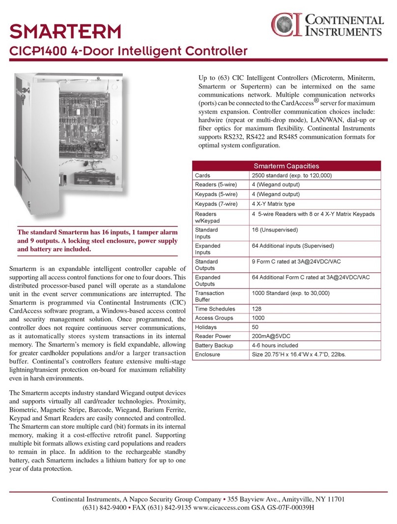 Continental Instruments CICP1400 datasheet