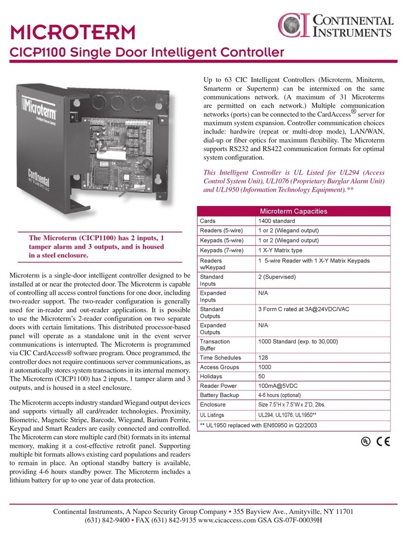 Continental Instruments CICP1100 datasheet