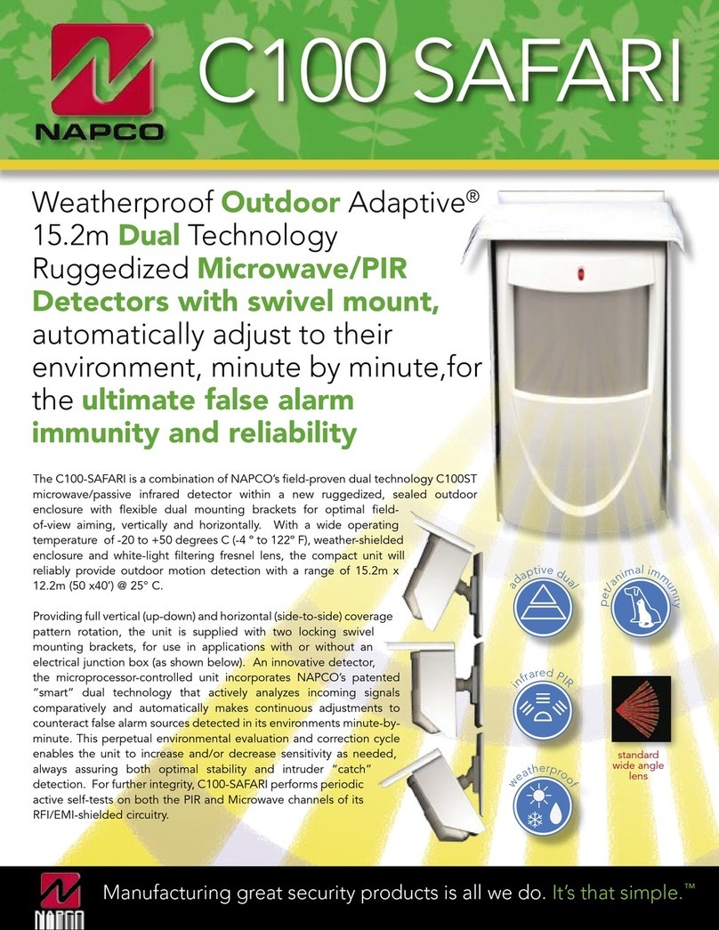 NAPCO C 100 SAFARI datasheet