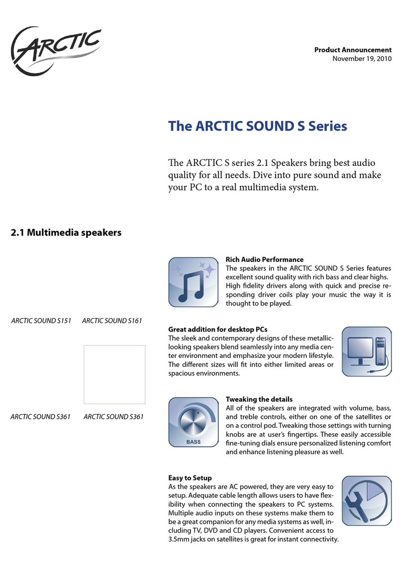 Arctic SOUND S SERIES brochure