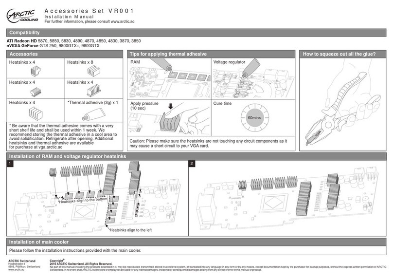 Arctic VR001 installation manual