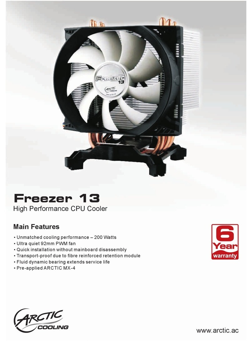 Arctic FREEZER 13 User manual Arctic FREEZER 13 User manual