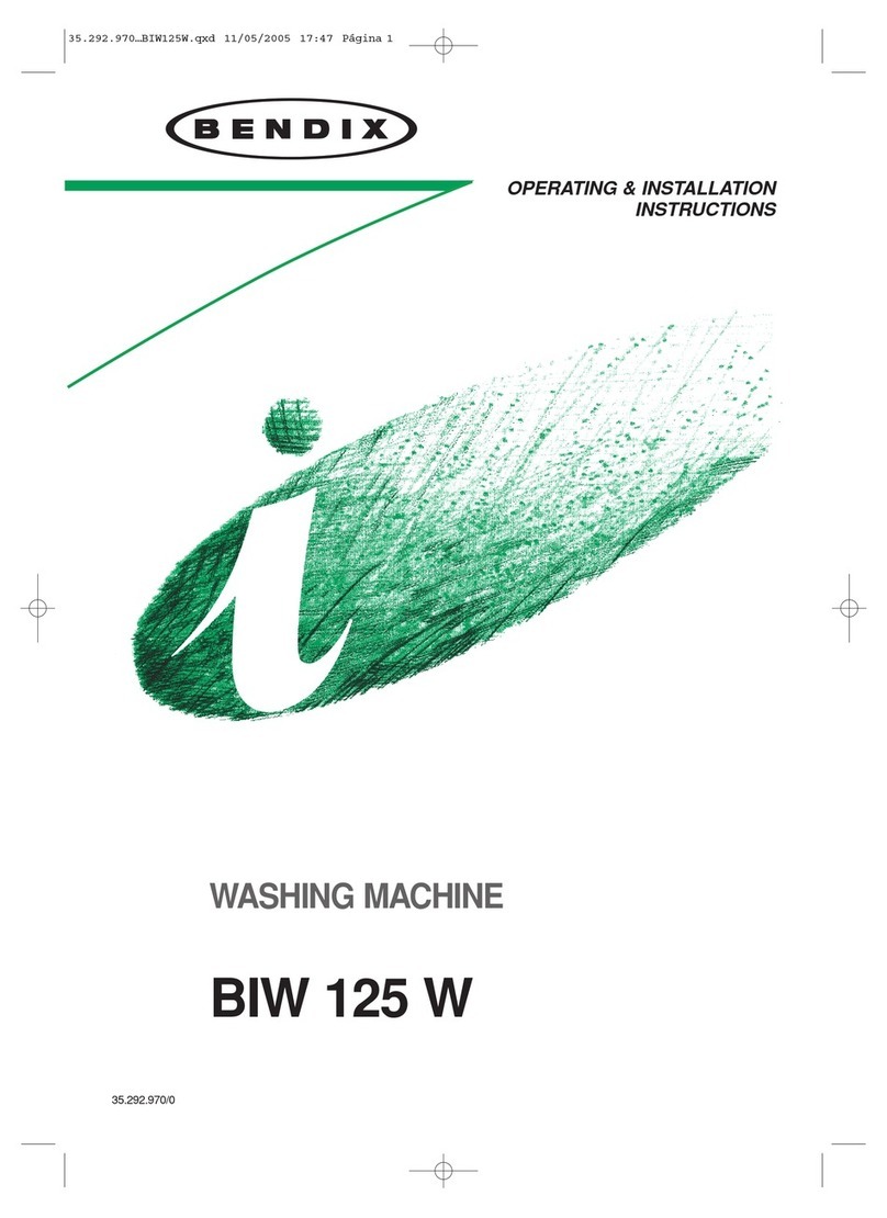 BENDIX BIW 125 W User manual BENDIX BIW 125 W User manual